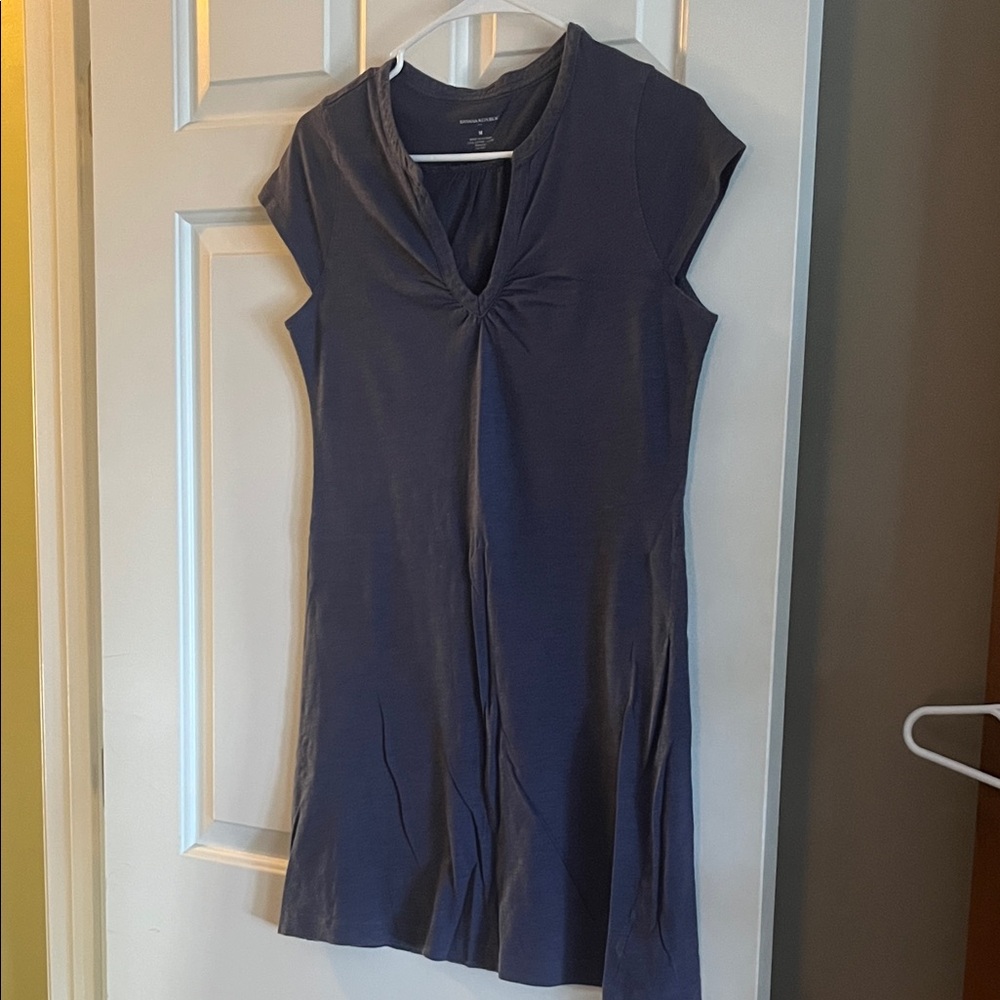 Banana Republic Navy Cap Sleeve mini dress